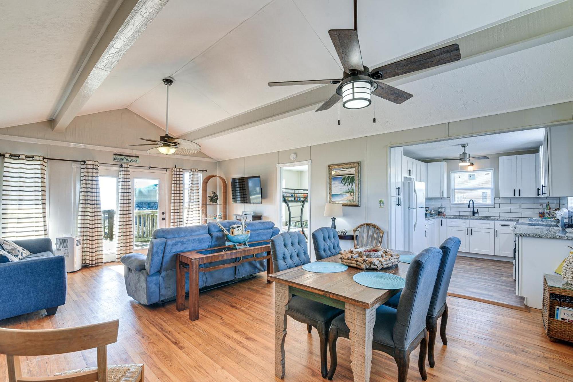 Second-Row Surfside Beach House Newly Renovated! Ngoại thất bức ảnh